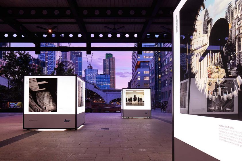 Illuminated Cubes at Broadgate, Regents Place and Paddington Basin 2017