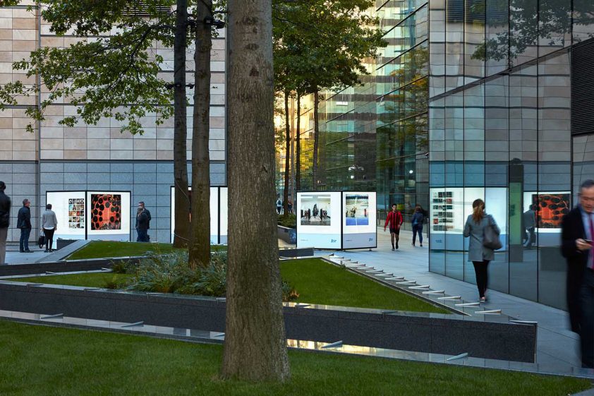 Illuminated Cubes at Broadgate, Regents Place and Paddington Basin 2017